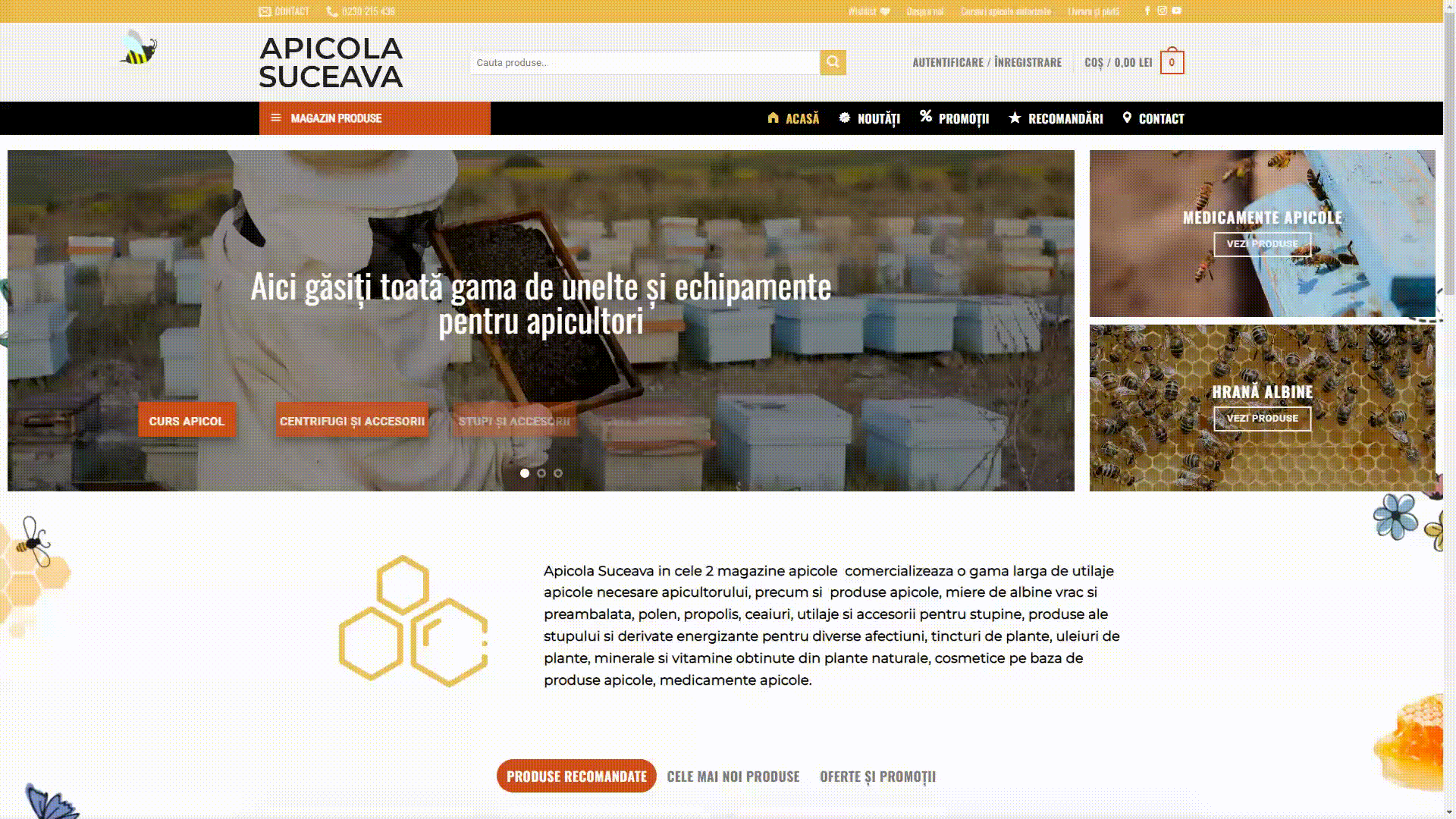 Apicola Suceava screen capture