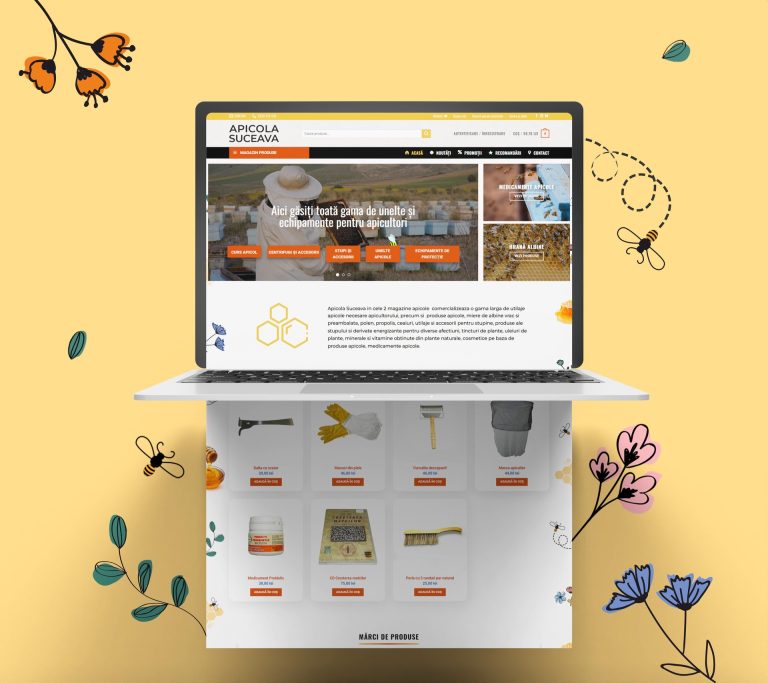 Apicola Suceava website shop 2