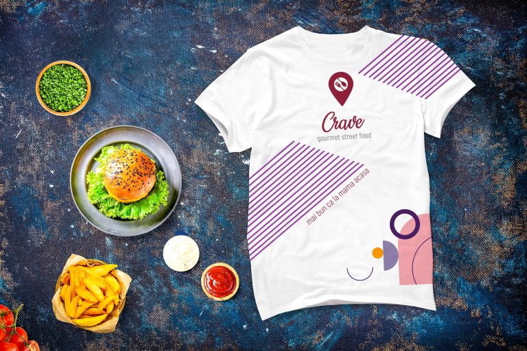 design tricou Crave Gourmet