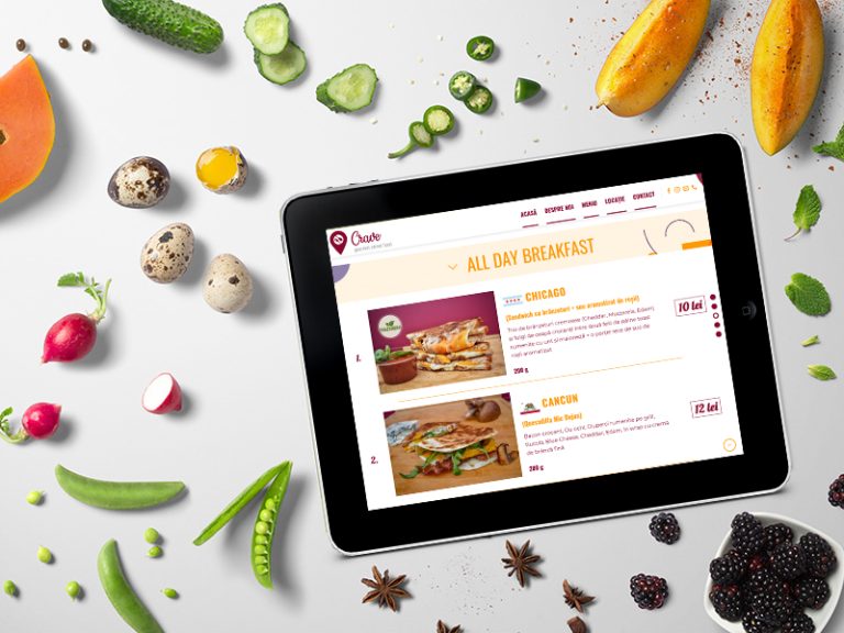 website responsive Crave Gourmet