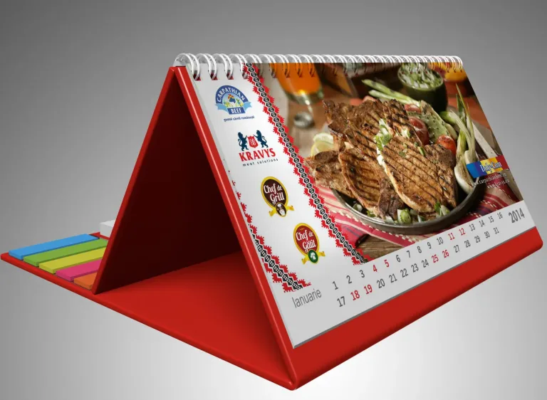 DCD Calendar birou cu notite