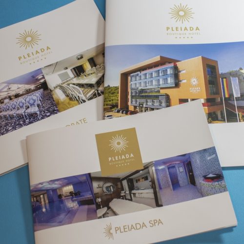 design brosuri hotel Pleiada